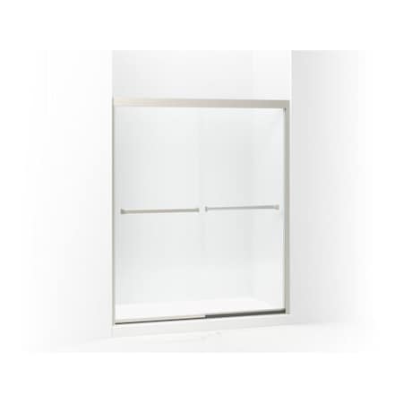 Sterling Meritor Frameless Sliding Shower Door 54-3/8"-59-3/8" W X 69-3/4" H 581075-59N-G05